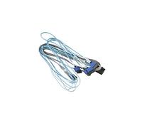 Supermicro CBL-SAST-0948 cable interface/gender adapter 4xSATA MiniSAS HD SFF-8643 Blue,Grey