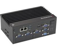 Supermicro SuperServer E100-9AP-IA Intel SoC BGA 1296 Black - Barebone Servers (Intel SoC, BGA 1296, Intel® AtomTM, 1.6 GHz, E3940, DDR3L-SDRAM)