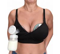 Supermom Handfree Pump & Nursing Bra - Handsfree Nursing Bra for Pumping - Nursing Bras for Women