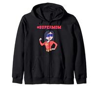 #SUPERMOM strong nut Zip Hoodie