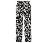 Supermom Women's Pants Under the Belly Allover Print Leaf Pants, Black - P090, XS
