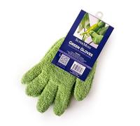 SUPERMOSS (01710 Microfiber Dusting Gloves for Plants - Gentle Leaf Shine & Cleaner for Houseplants, Reusable Indoor Plant Care Accessories, Durable and Washable Dusting Mitts, Universal Fit, Green