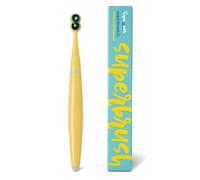 SuperMouth SuperBrush Jr. Children's Manual Toothbrush Soft Bristles Conform to Teeth for Gentle, Effective Cleaning, Fun Design, AR Learning Guide