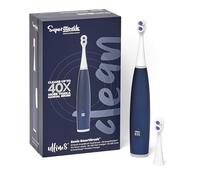 SuperMouth ULTIM8 SmartBrush™ - Electric Toothbrush with Patented SuperBristles®, Dual Sonic Modes, and Pressure Sensor - Blue