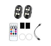 SUPERMRE 8 Color USB Charging Waterproof LED Light For Car Motorcycle Aircraft Bike LED Warning Lights Easy Installation
