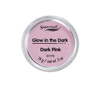 SuperNail Acrylic Powder - Glow in the Dark - Dark Pink - 14g