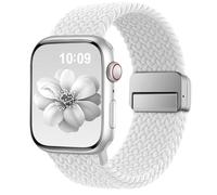 SuperNaNa Braided Stretchy Band Compatible with Apple Watch Bands 38mm 40mm 41mm 42mm 46mm 44mm 45mm 49mm for Women Men, Nylon Sport Strap Solo Loop for iWatch Series SE 10 9 8 7 6 5 4 3 Ultra 2 1