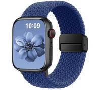 SuperNaNa Braided Stretchy Band Compatible with Apple Watch Bands 38mm 40mm 41mm 42mm 46mm 44mm 45mm 49mm for Women Men, Nylon Sport Strap Solo Loop for iWatch Series SE 10 9 8 7 6 5 4 3 Ultra 2 1