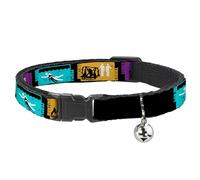 Supernatural Breakaway Cat Collar With Bell, Plastic Clip, Easy Adjustable, Supernatural Saving People Hunting Things Family Business, 8.5 to 12 Inches 0.5 Inch Wide