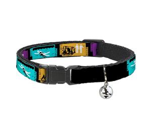 Supernatural Breakaway Cat Collar With Bell, Plastic Clip, Easy Adjustable, Supernatural Saving People Hunting Things Family Business, 8.5 to 12 Inches 0.5 Inch Wide