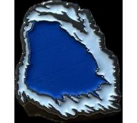 Supernatural cloud formed by seven angels - Christ on sunset mountains (The Cloud) Religious Metal Lapel Pin Badge - 2.2 x 2.5 cm