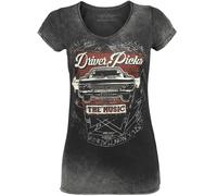 Supernatural Driver Picks The Music T-shirt grey 4XL