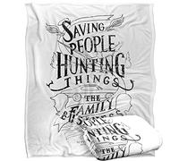 SUPERNATURAL Silky Touch Super Soft Throw Blanket 152 x 127 cm