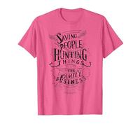 Supernatural Family Business T-Shirt, Men, Pink Heather, Medium