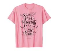 Supernatural Family Business T-Shirt, Men, Pink, Small