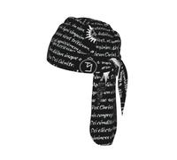 Supernatural Inspiration Print Cycling Headwrap Under Helmet Skull Cap Sweat Wicking Quick Dry for Patriotic Event Gift