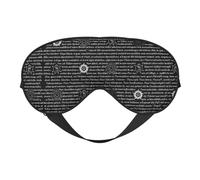 Supernatural Inspiration Print Eye Mask for Comfortable Sleep – Elastic Nighttime Shade, Perfect for Plane, Travel, and Meditation