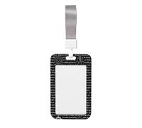Supernatural Inspiration Printed Id Card Badge Holder with Neck Strap Waterproof Name Card Holder Plastic Vertical Sleeve Pocket