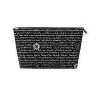 Supernatural Inspiration Vagilo Leather Toiletry Bag - Stylish & Durable Toiletry Kit for Travelers, Cosmetic Organizer, Makeup Bag, Carry-On, Portable Organizer, Zippered Pouch