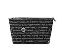 Supernatural Inspiration Vagilo Leather Toiletry Bag - Stylish & Durable Toiletry Kit for Travelers, Cosmetic Organizer, Makeup Bag, Carry-On, Portable Organizer, Zippered Pouch