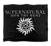 Supernatural Join The Hunt Fleece Logo Throw Multicoloured (152Cm X 127Cm)