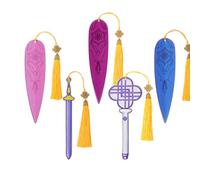 Supernatural K-Pop Group Bookmark,Demon Hunting Idol Bookmarks,Animated Fans Book Lover Read Accessories Gift (5pc Weapons)