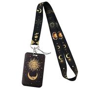 Supernatural Lanyard with Card Holder with Clip for ID Badges Keys, Neck Strap with Hard Plastic Case Cover