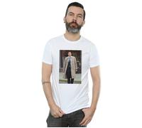 Supernatural Men's Castiel Photograph T-Shirt in White | Size: 4XL Supernatural White 4XL
