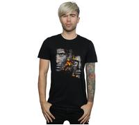 Supernatural Men's Sam & Dean Fire T-Shirt in Black | Size: Small Supernatural Black S