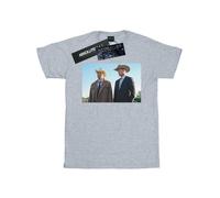 Supernatural Men's Stetson T-Shirt in Grey | Size: Large Supernatural Grey L