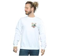 Supernatural Men's Winchester Breast Print Sweatshirt in White | Size: 4XL Supernatural White 4XL