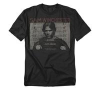 Supernatural Men's Winchester Bros T-Shirt in Black | Size: Large Supernatural Black L