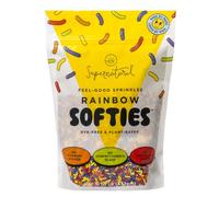 Supernatural Rainbow Softies Sprinkles, Dye-Free Vegan Baking Decor, 16oz | Plant-Based Colors & Vegan Ingredients | Make Baking More Colorful & Fun With Rainbow Sprinkles For Decorating & Bulk Baking