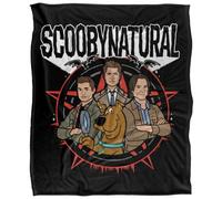 Supernatural Scoobynatural Character Faces Blanket Multicoloured (147Cm X 91Cm)