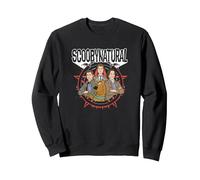 Supernatural Scoobynatural Sweatshirt, Adult Unisex, Black, X-Large