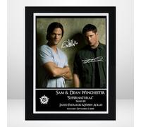 Supernatural Signed Autograph Photo Print Poster Mounted Wall Art (10x12) Actor Artwork for Home & Office Decor Gift