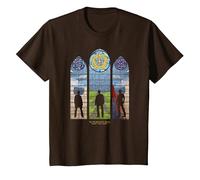 Supernatural Stained Glass T-Shirt, Youth, Brown, Medium