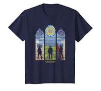 Supernatural Stained Glass T-Shirt, Youth, Navy Blue, X-Small