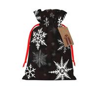 Supernatural Symbols Black Gift Bag with Handles and tag, Perfect for Christmas, Birthday, Wedding or Daily Gift - (S)