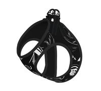 Supernatural Symbols Black Print Pet Leash Vest,Breathable Mesh Pet Harness, Reflective For Small Medium Dogs Safe Easy Walking