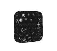 Supernatural Symbols Black Print Print Multifunctional Storage Bag Pad Bag Skin-Friendly Period Pouch Reusable Tampon Bag for Female