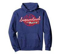 Supernatural The Musical Pullover Hoodie, Adult Unisex, Navy Blue, XX-Large