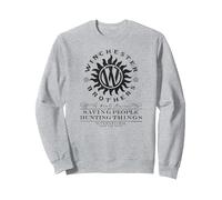 Supernatural Winchester Anti Possession Sweatshirt, Adult Unisex, Heather Grey, X-Large