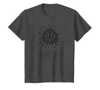 Supernatural Winchester Anti Possession T-Shirt, Youth, Dark Heather Grey, 4T