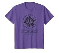 Supernatural Winchester Anti Possession T-Shirt, Youth, Purple Heather, Small