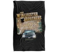 Supernatural Winchester Brothers Road Trip Soft Touch Blanket Multicoloured (152Cm X 127Cm)