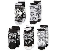 Supernatural Winchester Brothers Saving People 5 Pack Ankle Socks