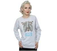 Supernatural Women's Hunter Inside Sweatshirt in Grey | Size: Large Supernatural Grey L