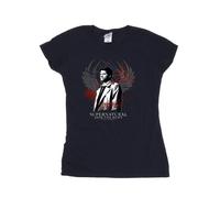 Supernatural Women's Join The Hunt Cotton T-Shirt in Navy | Size: XL Supernatural Navy XL