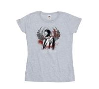 Supernatural Women's Join The Hunt T-Shirt in Grey | Size: XL Supernatural Grey XL